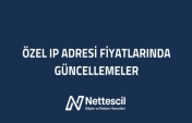 Özel IP Adresi Fiyatlarında Güncellemeler